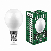 Лампа светодиодная, 9W 230V E14 4000K, SBG4509